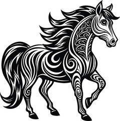Horses vector-based Adobe Illustrator Artwork
