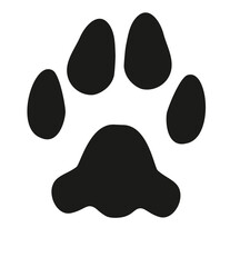 Ink Dogs Paw illustration, Print Vector