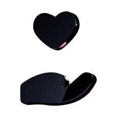 Stunning 3D icon with elegant glass texture, perfect for adding sophistication to any project