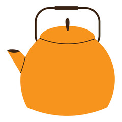 teapot isolated on white