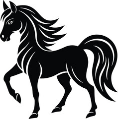 Horses vector-based Adobe Illustrator Artwork