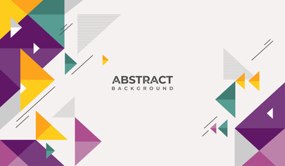 Abstract geometric background vector template