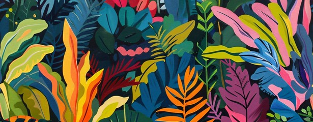 Seamles texture leaf background