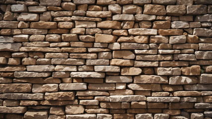 Obraz premium Abstract background seamless stone wall pattern. AI generated image. .