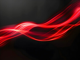 Naklejka premium Dynamic Coloured Streak on Dark Background