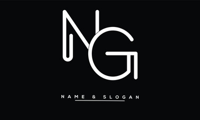 GN, NG, G, N  Abstract Letters Logo Monogram