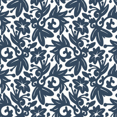 seamless pattern with flowers