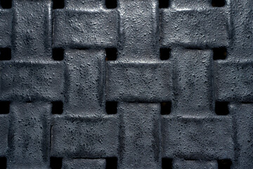 leather mesh textured black background
