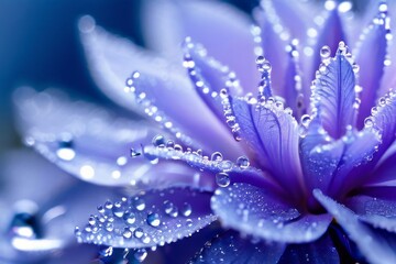 flower with water drops content created with generative AI software.