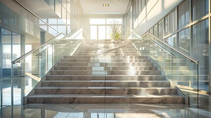 escalator in the office