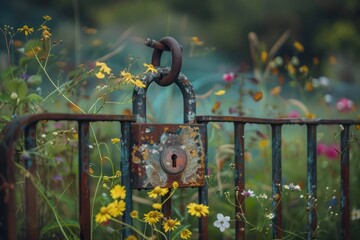 watering can with flowers