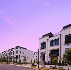 New luxury townhomes in downtown Cary, North Carolina