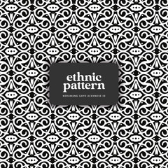 Decorative monocolor pattern Indonesian culture for background poster