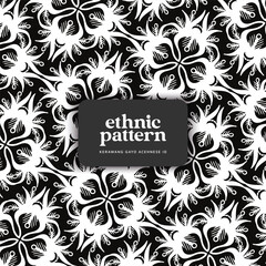 Decorative monocolor pattern Indonesian culture for background poster