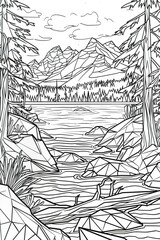 person in the woods