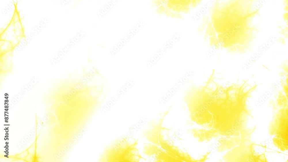 Leinwandbilder Abstract looping 4k video. Seamless abstract wavy psychedelic background for loop playback. Fire energy moving texture