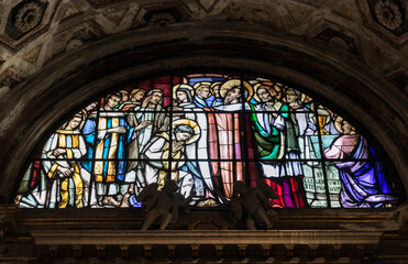 stained glass window