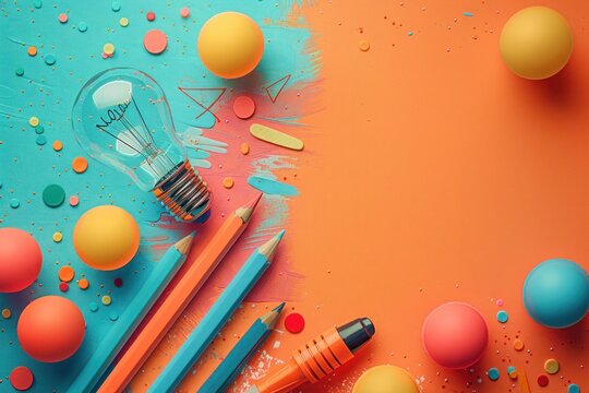 Modern Business Concept Art: Graphic Design, Digital Technology, and Teamwork for Successful Office Work and Research