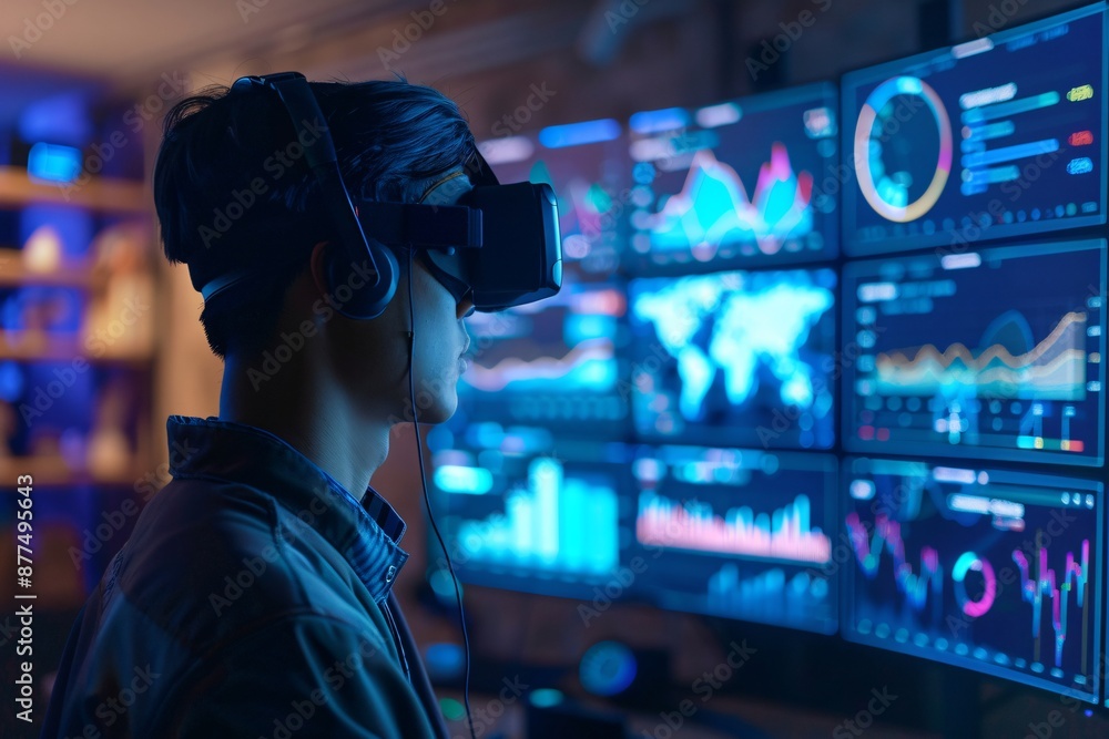Poster immersive data analysis with virtual reality technology