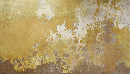 Old weathered concrete wall with peeling paint with different colors on each layer textured background
