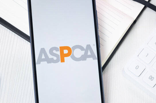 New York, USA - 30 June 2024: ASPCA Logo or Icon on Phone Screen