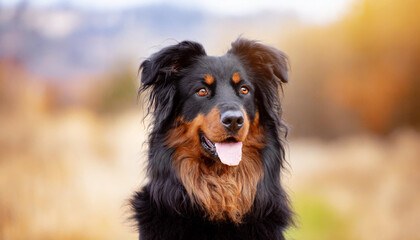 portrait of a beautiful dog