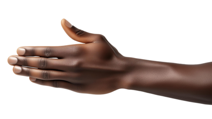 Hand Reaching Out, Black, Transparent PNG, Graphic Resource