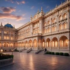 Naklejka premium plaza de espana city