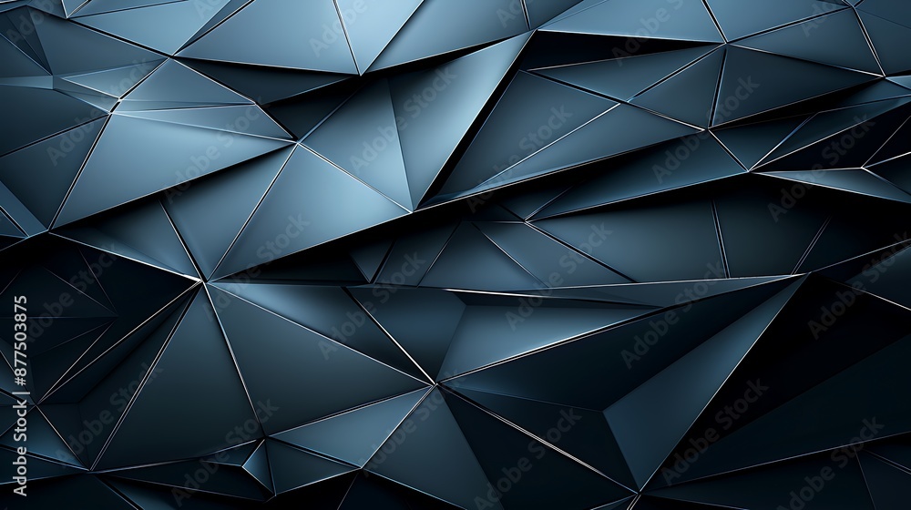 Poster create a dynamic, tech-inspired background with sharp, angular shapes and a sleek, modern color sche