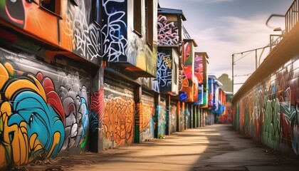 Obraz premium graffiti on the wall