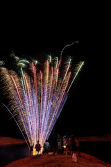 fireworks on the river