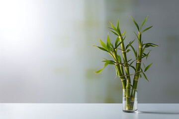 bamboo in a vase