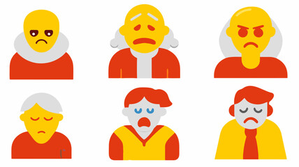 set of people with depression.