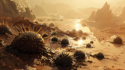 A futuristic robotic hand interacts with a keyboard, symbolizing advanced technology and human-machine collaboration.