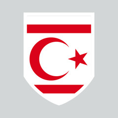 Turkish Republic of Northern Cyprus Flag Shield Frame