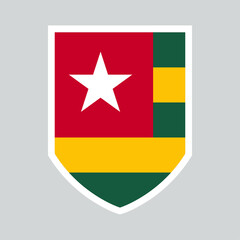 Togo Flag Shield Frame