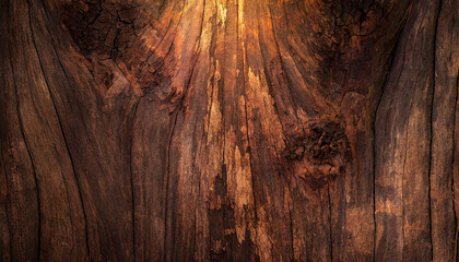 Wood decay with wood termites , Old grunge dark textured wooden background , The surface of the old brown wood texture