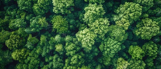 Naklejka premium net zero carbon negative sustainability image featuring a forest nature biodiversity diversity perfect for capturing the importance of environmental conservation