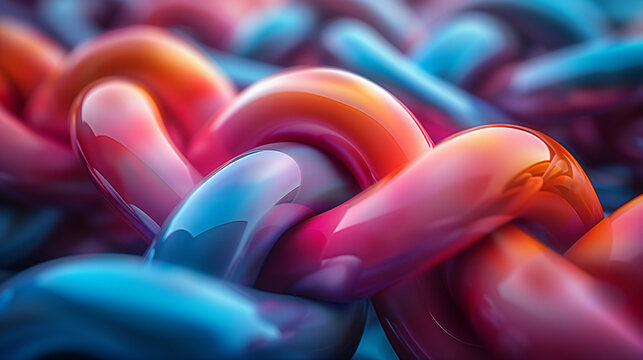 Type of abstract digital 3D background