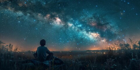 Creating Memories Under the Starry Night Sky, generative ai