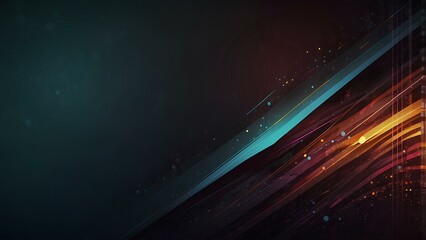 Obraz premium Vibrant Abstract Digital Background Wallpaper with Ample Copy Space