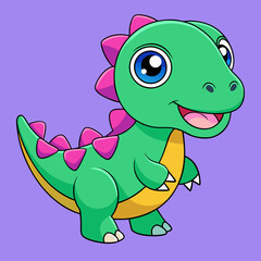 Vector illustration of dinosaurs
