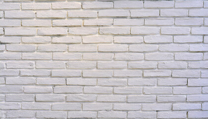 Naklejka premium Detail of a white brick wall texture