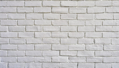 Naklejka premium Detail of a white brick wall texture