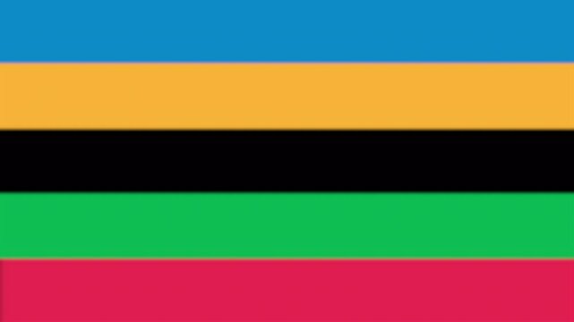 5 colour animated bars transition wipes from various angles