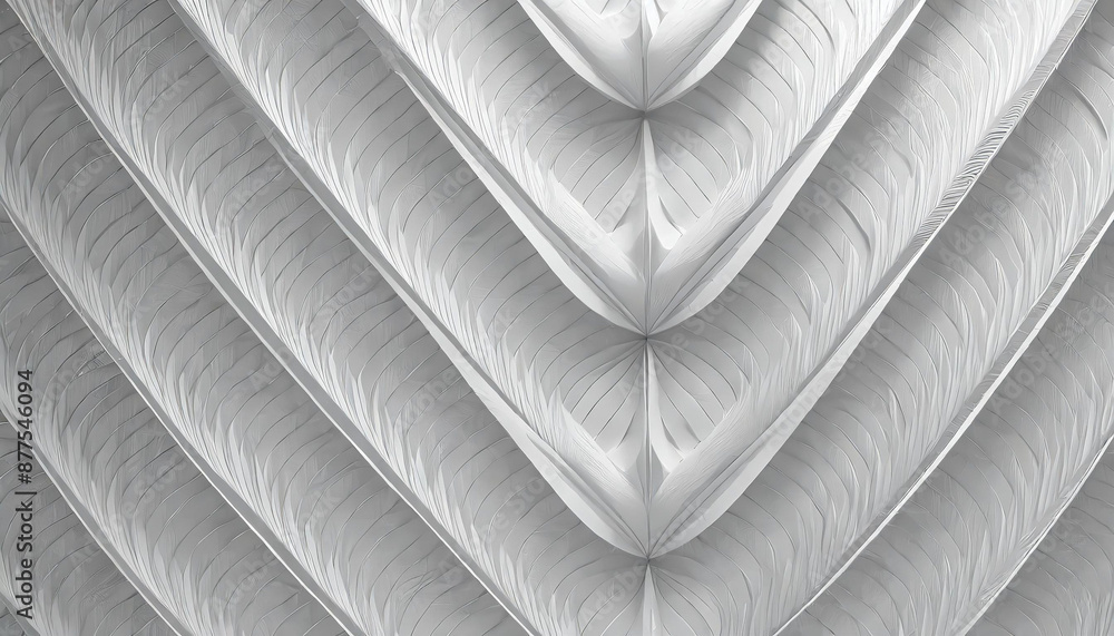 Aufkleber white grey pattern with repeating flat shapes similar to weaving.