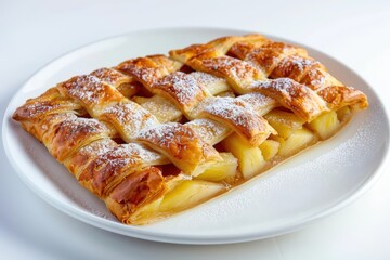 Tantalizingly Spiced Pear Pineapple Strudel with Ginger and Cinnamon