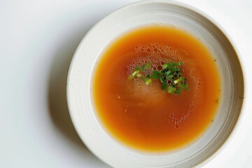 Japanese Dashi Soup with Nori Garnish