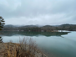 lake in the mountains
