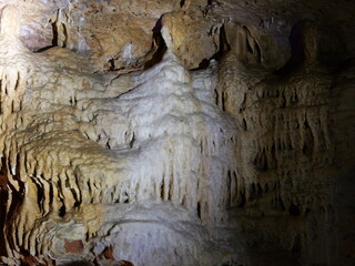 Natural Cave Near the Lake of the Ozarks in MO